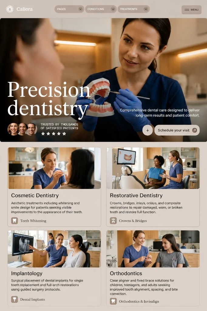Caliora Dental Studio Showcase