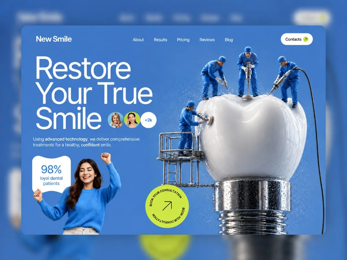 Restore Your True Smile Dental Site Preview
